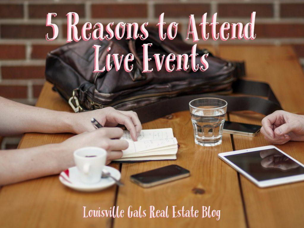 Attend Live Events