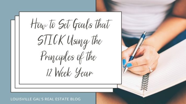 How to Set Goals that STICK Using the Principles of the 12 Week Year